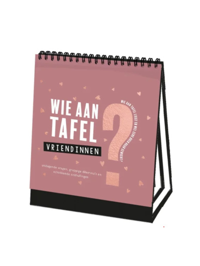 Wie aan tafel? Vriendinnen